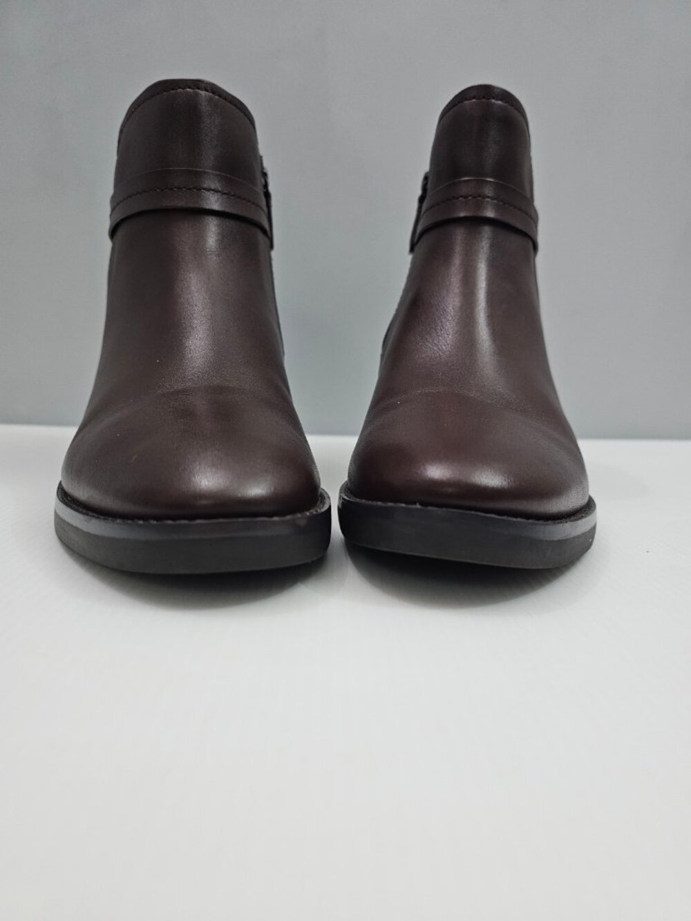 Cole Haan Rosalyn Waterproof Ankle Boot Womens 10 Madeira Brown Leather Low Heel - Picture 7 of 15